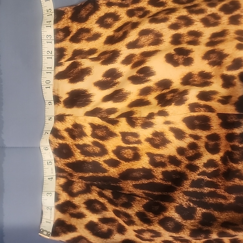 Zara Leopard Pencil Skirt Made In Spain Medium EUC - Picture 8 of 10